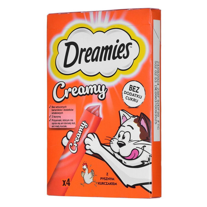 Dreamies Collation pour Chat Creamy Poulet 4 x 10 g Dreamies Collation pour Chat Creamy Poulet 4 x 10 g