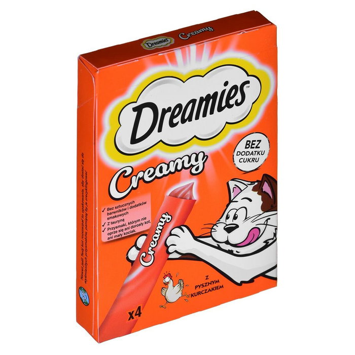 Dreamies Collation pour Chat Creamy Poulet 4 x 10 g Dreamies Collation pour Chat Creamy Poulet 4 x 10 g
