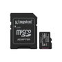 Kingston Canvas Select Plus 128GB microSDXC Classe 10 UHS-I U1 A1 avec Adaptateur SD Carte Mémoire