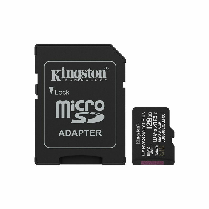 Carte Mémoire Micro SD avec Adaptateur Kingston SDCS3/128GB 128 GB
