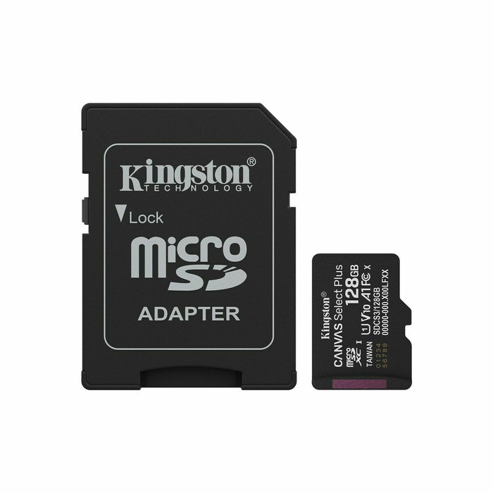 Carte Mémoire Micro SD avec Adaptateur Kingston SDCS3/128GB 128 GB