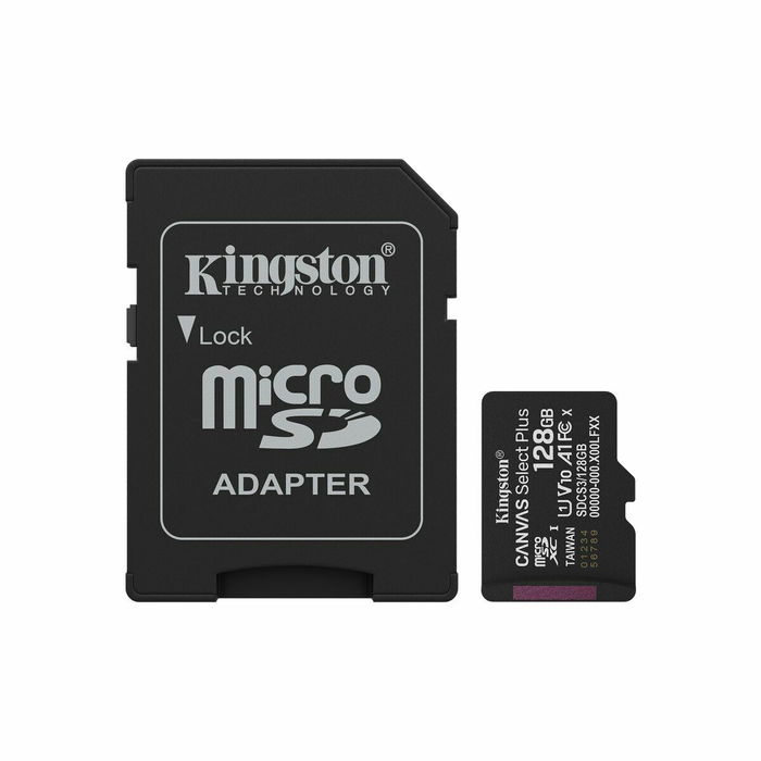 Carte Mémoire Micro SD avec Adaptateur Kingston SDCS3/128GB 128 GB