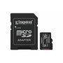 Carte Mémoire Micro SD avec Adaptateur Kingston SDCS3/128GB 128 GB