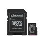 Carte Mémoire Micro SD avec Adaptateur Kingston SDCS3/128GB 128 GB