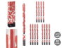 Arte Regal Canon à Confetti Pétales 80 cm Rouge (Set de 24)