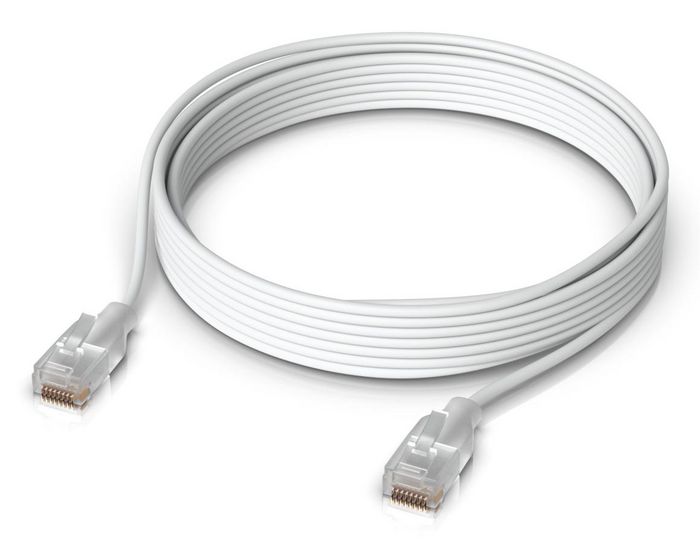 Ubiquiti UniFi Câble Ethernet RJ45 Patch Cord 5 m pour Etherlighting - 2.5 mm - Blanc