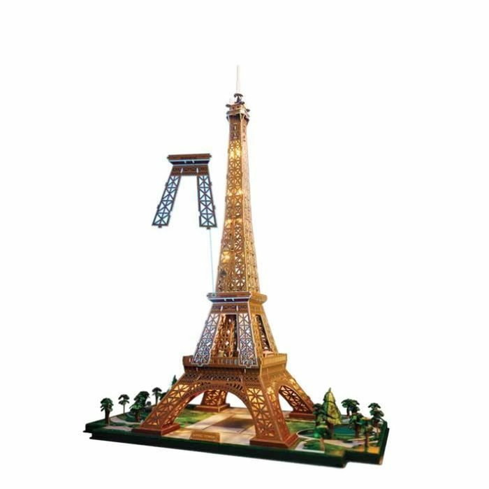 Spinmaster 4D Build Puzzle 3D Tour Eiffel Lumineuse 252 Pièces Spinmaster 4D Build Puzzle 3D Tour Eiffel Lumineuse 252 Pièces