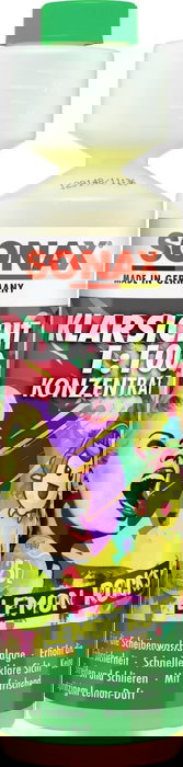 Sonax Vision Claire 1:100 Concentré Citron Rocks SX03701410 Lave-Glace Élimine Insectes Huile Suie Silicone