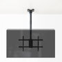 Tooq LPCE2286TSLI-B Support Plafond Double pour 2 TV 43"-86" VESA 200x200 à 600x400, Inclinable, Rotation, Noir
