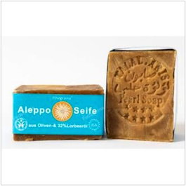Savon Du Midi Savon d'Alep 32% Laurier 165g Bio - Pain de Savon