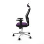 Piqueras y Crespo Chaise de Bureau avec Appui-tête Jorquera 2D086N1 Violet