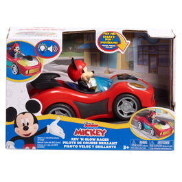 JUST PLAY Mickey Mouse Rev 'n Glow Racer Disney Junior