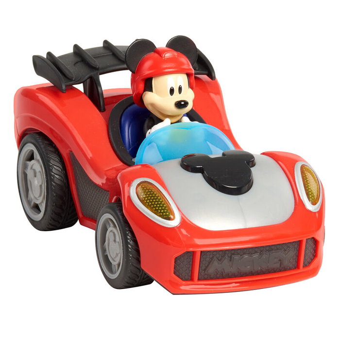 JUST PLAY Mickey Mouse Rev 'n Glow Racer Disney Junior