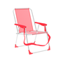 Marbueno 10356 Chaise Pliante Aluminium Textilene Coral pour Plage et Piscine 53x56x78 cm