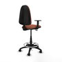 PIQUERAS Y CRESPO Chaise de Bureau Marron avec Accoudoirs 1D