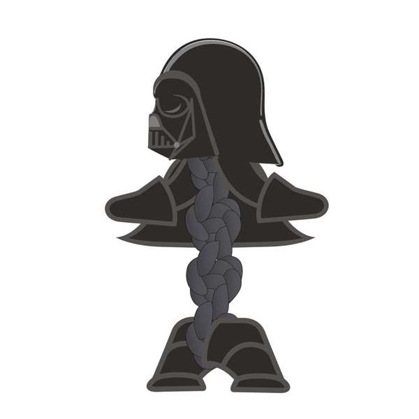 Cerdá – Jouet à mâcher pour chien en corde Star Wars 11.0 x 27.0 x 9.5 cm - Noir