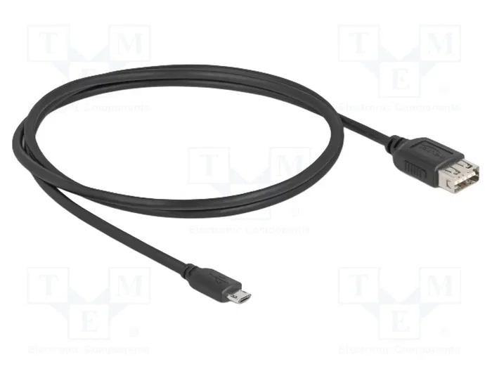 DELOCK Câble USB 2.0 noir 1m DELOCK Câble USB 2.0 noir 1m