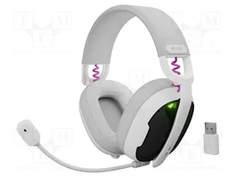 FURY FUKIYA Casque sans fil blanc avec microphone