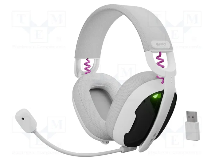 FURY FUKIYA Casque sans fil blanc avec microphone FURY FUKIYA Casque sans fil blanc avec microphone