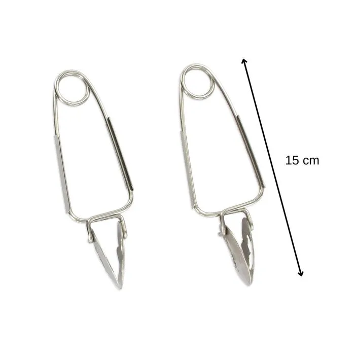 Fackelmann Lot de 6 Pinces à Escargots Acier Inoxydable - Lot de 6 Accessoires Cuisine Française