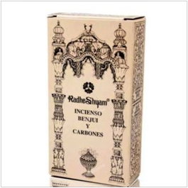 Radhe Shyam Inciens Benjoin et Charbons 100g Résine et 10 Pastilles