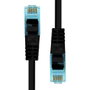 ProXtend Câble Ethernet CAT6A U/UTP CU 75 cm Noir - Câble réseau LSZH 100% cuivre AWG 24, connecteur plaqué or 50U, PoE+, renfort de traction