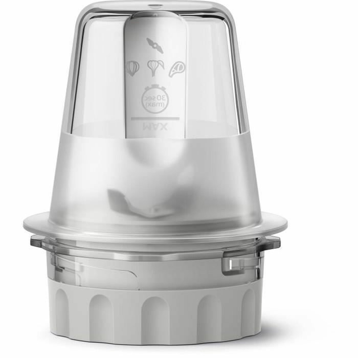 Philips HR2291/20 Série 3000 Blender avec hachoir, 600 W, 2L, Blanc Philips HR2291/20 Série 3000 Blender avec hachoir, 600 W, 2L, Blanc