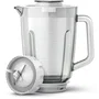 Philips HR2291/20 Blender Mixeur 600 W - Bol 2 L - Hachoir Inclus - Fonction Pulse - Blanc - Série 3000 avec Système ProBlend et Application HomeID