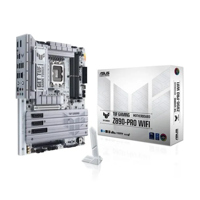 Carte mère Asus TUF Gaming Z890-Pro WiFi (90MB1IR0-M0EAY0) - Blanc Carte mère Asus TUF Gaming Z890-Pro WiFi (90MB1IR0-M0EAY0) - Blanc