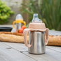 Thermobaby Tasse d'apprentissage en inox 180 ml Pêche