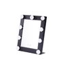 Miroir de maquillage éclairé LED 4200K 25x29cm Noir