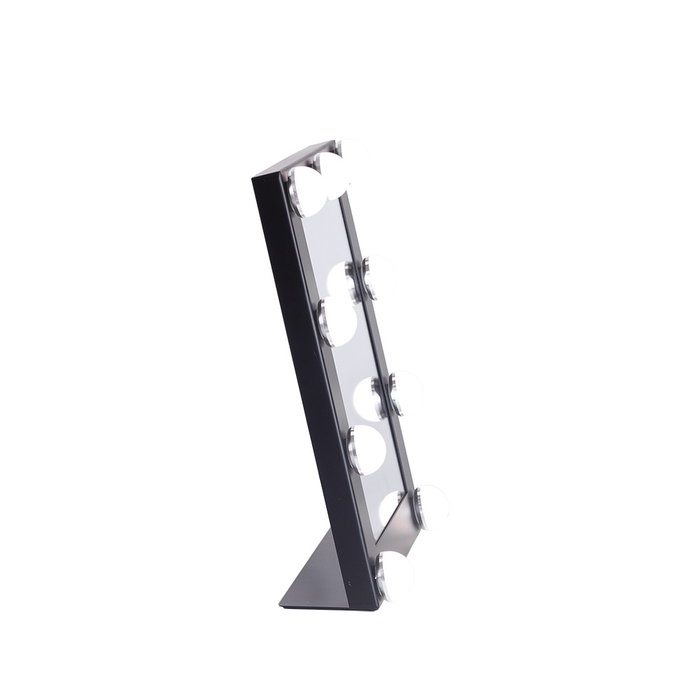 Miroir de maquillage éclairé LED 4200K 25x29cm Noir Miroir de maquillage éclairé LED 4200K 25x29cm Noir