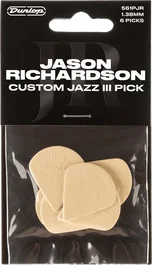 DUNLOP Pack de 6 Médiators Signature Jason Richardson Custom Jazz III