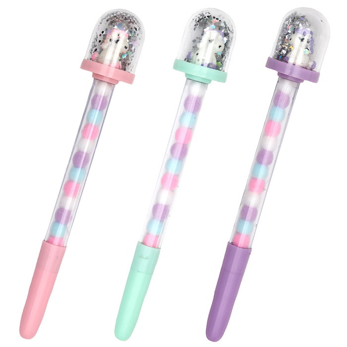 The Concept Factory Stylo Dé Licorne Pailleté
