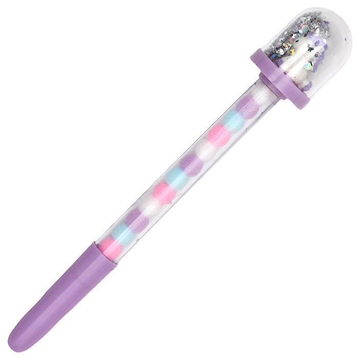 The Concept Factory Stylo Dé Licorne Pailleté