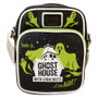 Loungefly Sac bandoulière Ghost House Beetlejuice 2 en cuir vegan avec compartiment à fermeture et détails brillants, réglable