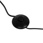 BigBuy Home Lampadaire Blanc Noir Doré Fer et Tissu 40 W