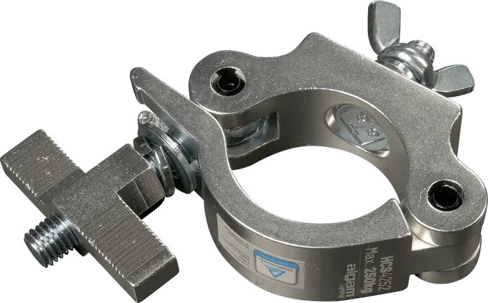 ALGAMLIGHT Abrazadera 42-52 mm pour tube, charge max 250 kg, aluminium, certifiée TÜV Rheinland