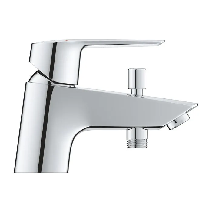 GROHE Mitigeur de bain et douche chromé monotrou START - Inverseur automatique 2 sorties, limiteur de débit - 23229002