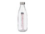 Vivalto Bouteille Doseuse avec Bouchon Acier 1L Cristal Transparent 8x8cm (Set de 18)