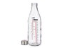 Vivalto Bouteille Doseuse avec Bouchon Acier 1L Cristal Transparent 8x8cm (Set de 18)