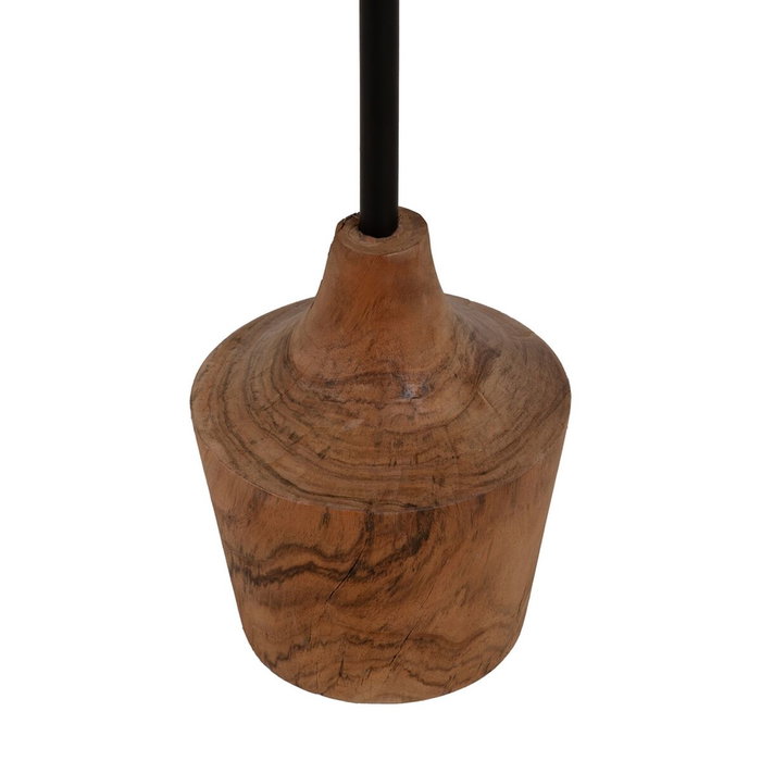 BigBuy Garden Table d'appoint Noir Naturel