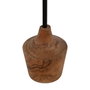 BigBuy Garden Table d'appoint Noir Naturel