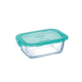 Recipiente Rectangular Vidrio con Tapa Keep'N Lagon Luminarc 12x8,5x5,4 cm - 38 cL