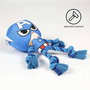 Cerdá Corde à mâcher dentaire pour chien Avengers Captain America 13 x 10 x 20 cm, Bleu