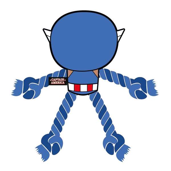 Cerdá Corde à mâcher dentaire pour chien Avengers Captain America 13 x 10 x 20 cm, Bleu