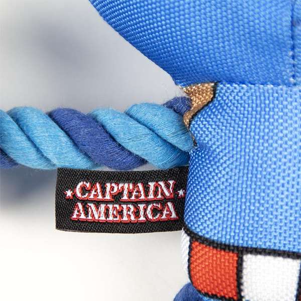 Cerdá Corde à mâcher dentaire pour chien Avengers Captain America 13 x 10 x 20 cm, Bleu