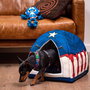 Cerdá Corde à mâcher dentaire pour chien Avengers Captain America 13 x 10 x 20 cm, Bleu