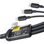 Baseus Rapid Series Câble de charge 3-en-1 USB-A 100W 1,5m, noir