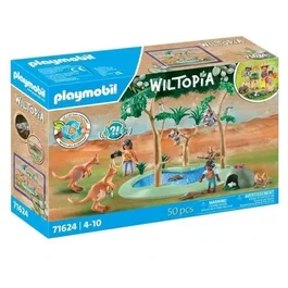 PLAYMOBIL 71624 Wiltopia - Set Explorateurs avec animaux australiens, 50 pièces, Jouet éducatif et éco-conçu à partir de 4 ans
